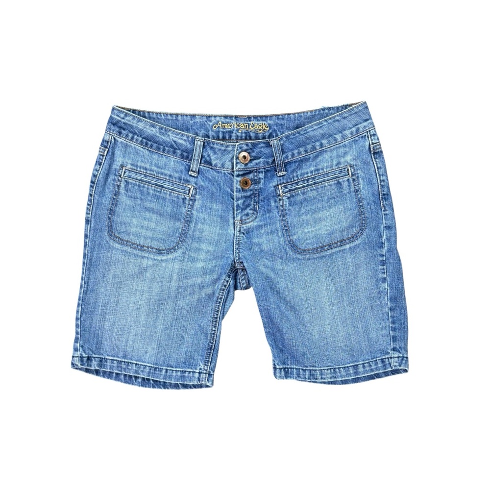 American Eagle Outfitters Light Blue Denim Jean Shorts